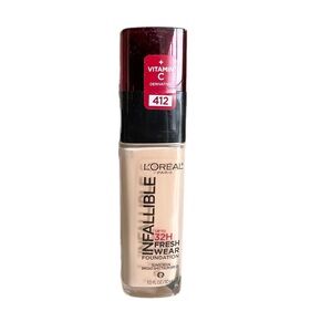 L’Oréal Paris Infallible 32H Fresh Wear Foundation SPF 25 – Shade 412